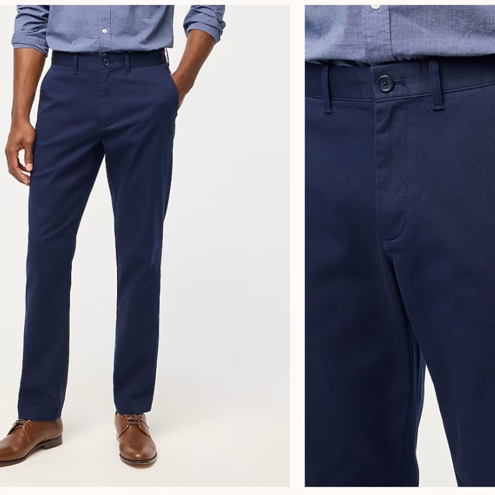J.Crew Black and White Flex Trousers